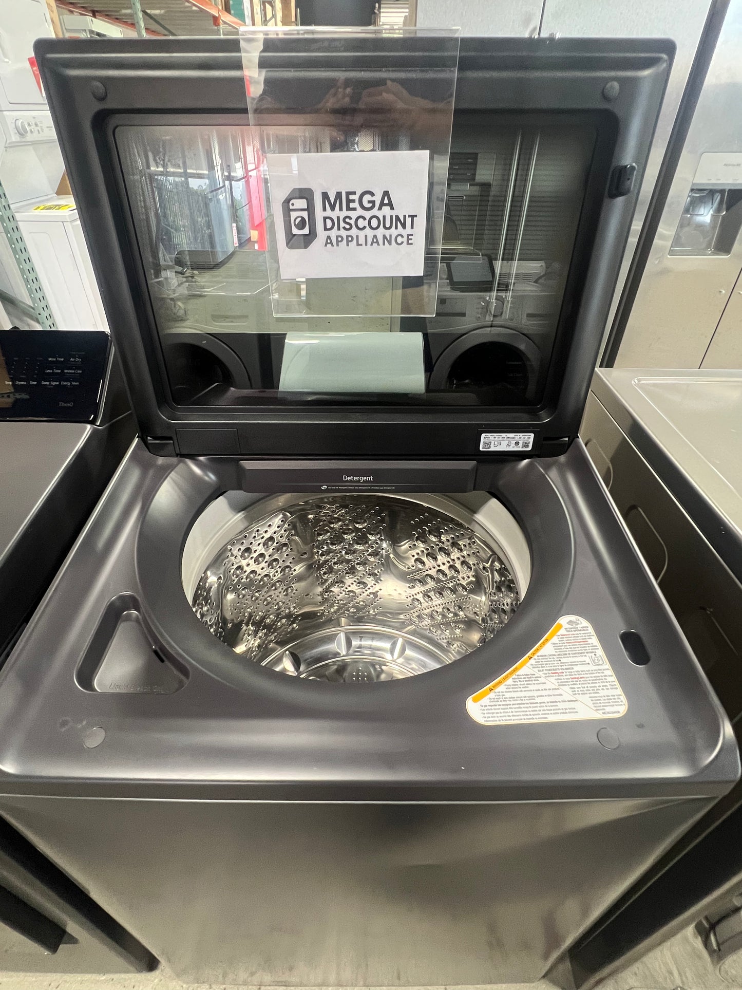 5.5 cu. ft. Mega Capacity Smart Top Load Washer with Impeller, EasyUnload™ & AI Sensing WT8400CB