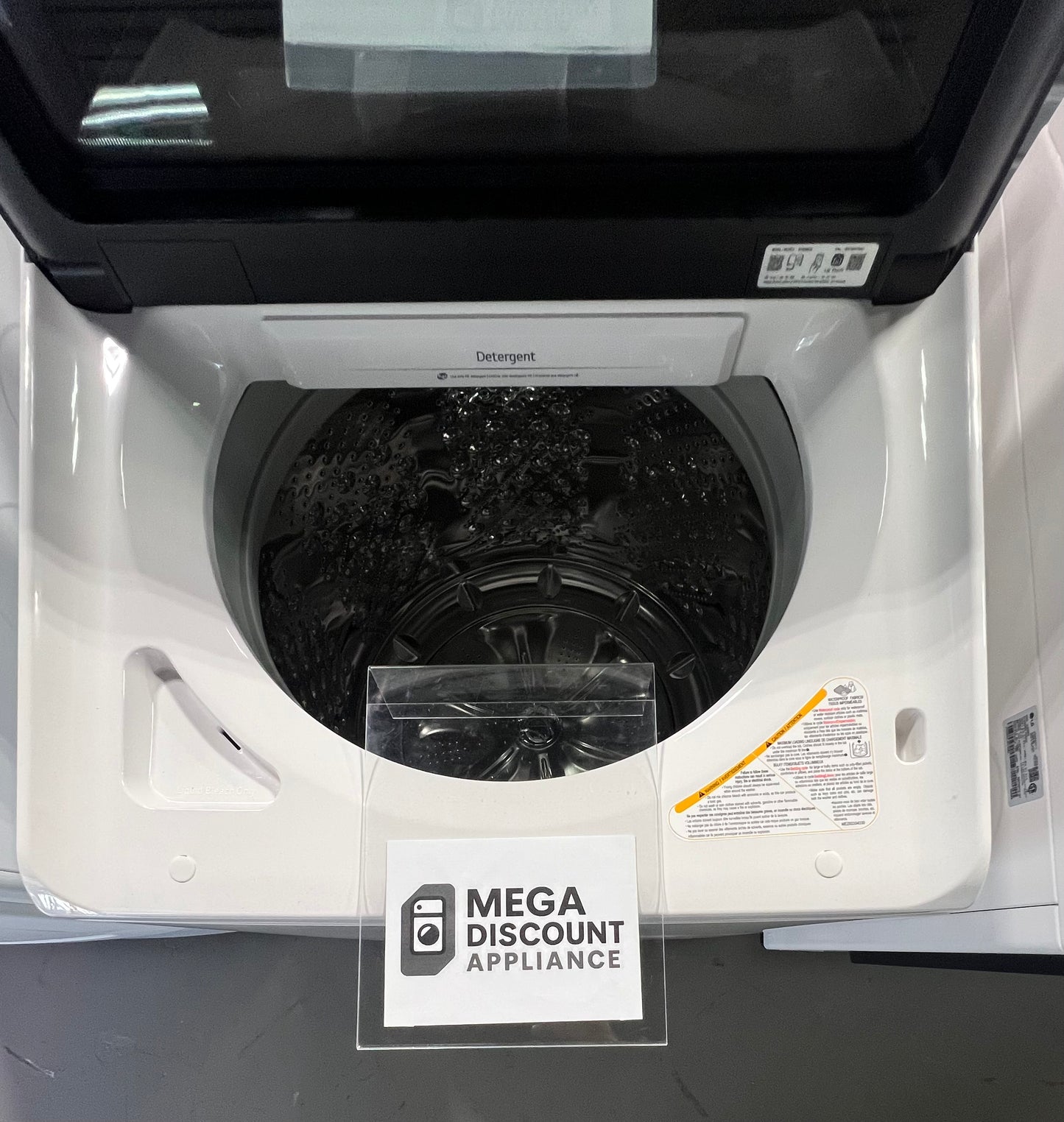 5.5 cu. ft. Mega Capacity Smart Top Load Washer with Impeller, EasyUnload™ & AI Sensing WT8400CW