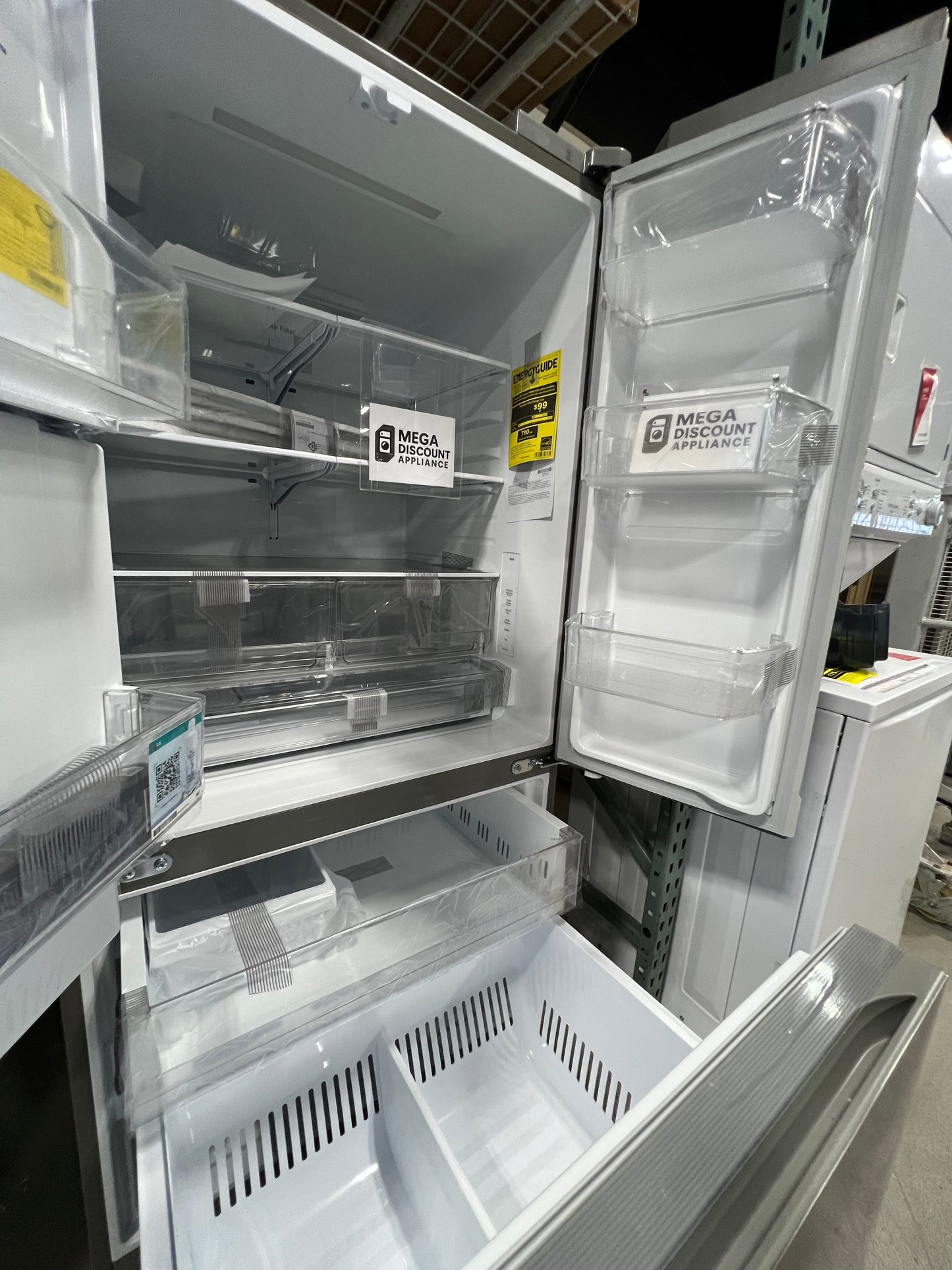 25 cu. ft. Standard-Depth MAX™ 3-Door French Door Refrigerator with External Ice and Water Dispenser LF25H6330S