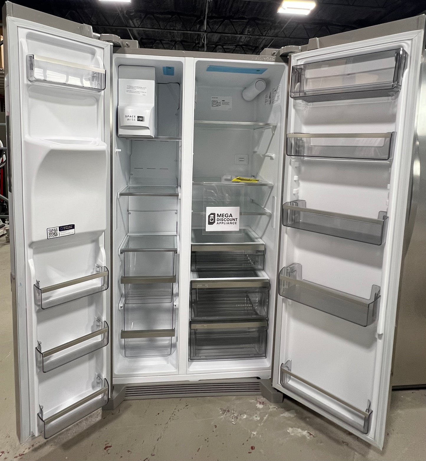 Frigidaire Professional 22 Cu. Ft. 36" Counter-Depth Side-by-Side Refrigerator PRSC2222AF