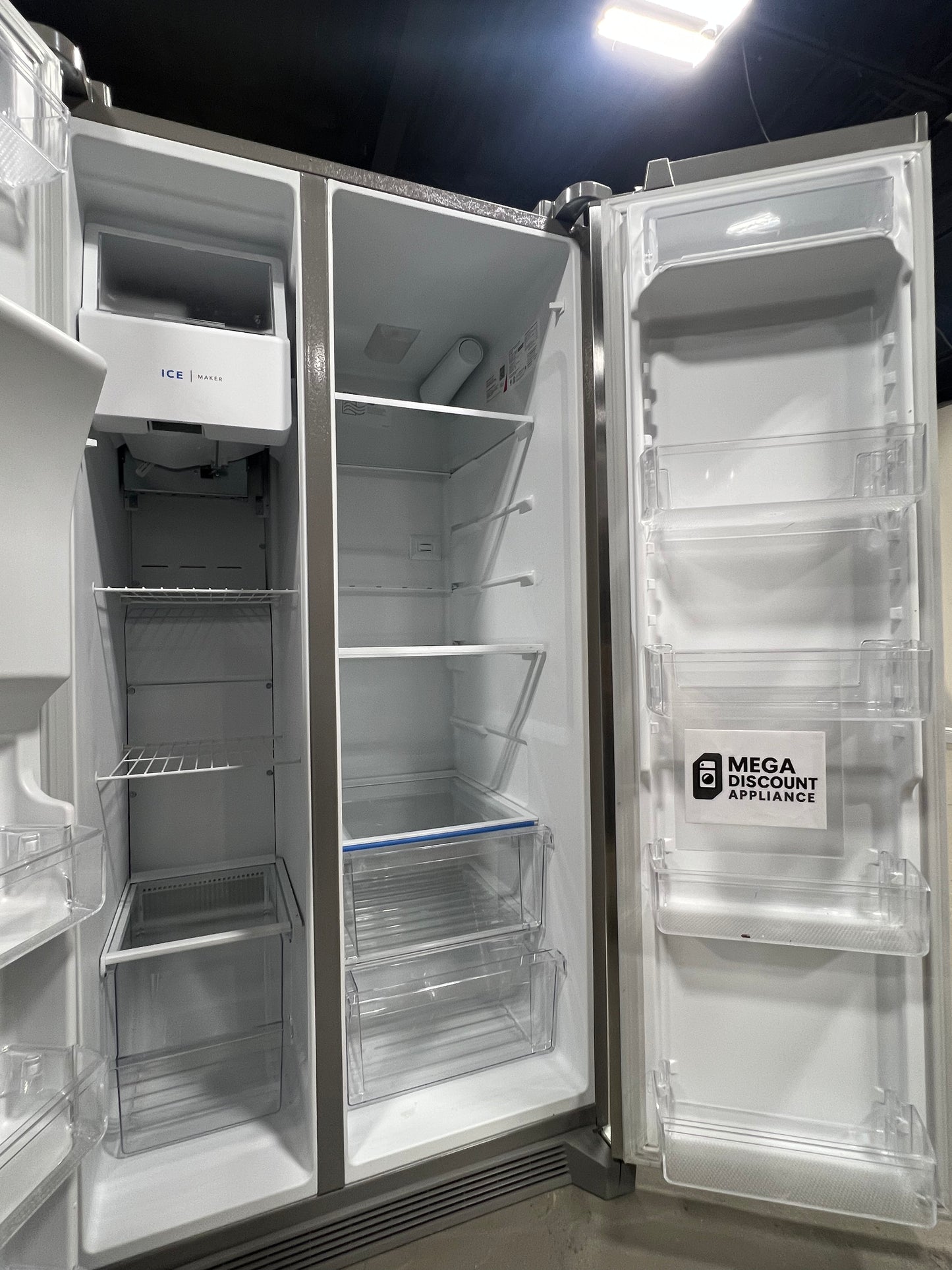 Frigidaire - 25.6 Cu. Ft. Side-by-Side Refrigerator - Stainless Steel FRSS2623AS #7