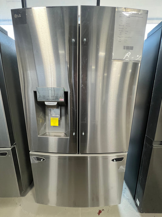 28 cu. ft. 3 Door French Door, Standard Depth Refrigerator with Dual Ice Makers LHFS28XBS