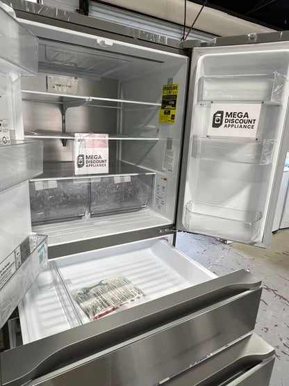 29 cu. ft. Smart Standard-Depth MAX™ 4-Door French Door Refrigerator with Full-Convert Drawer™ LF29H8330S