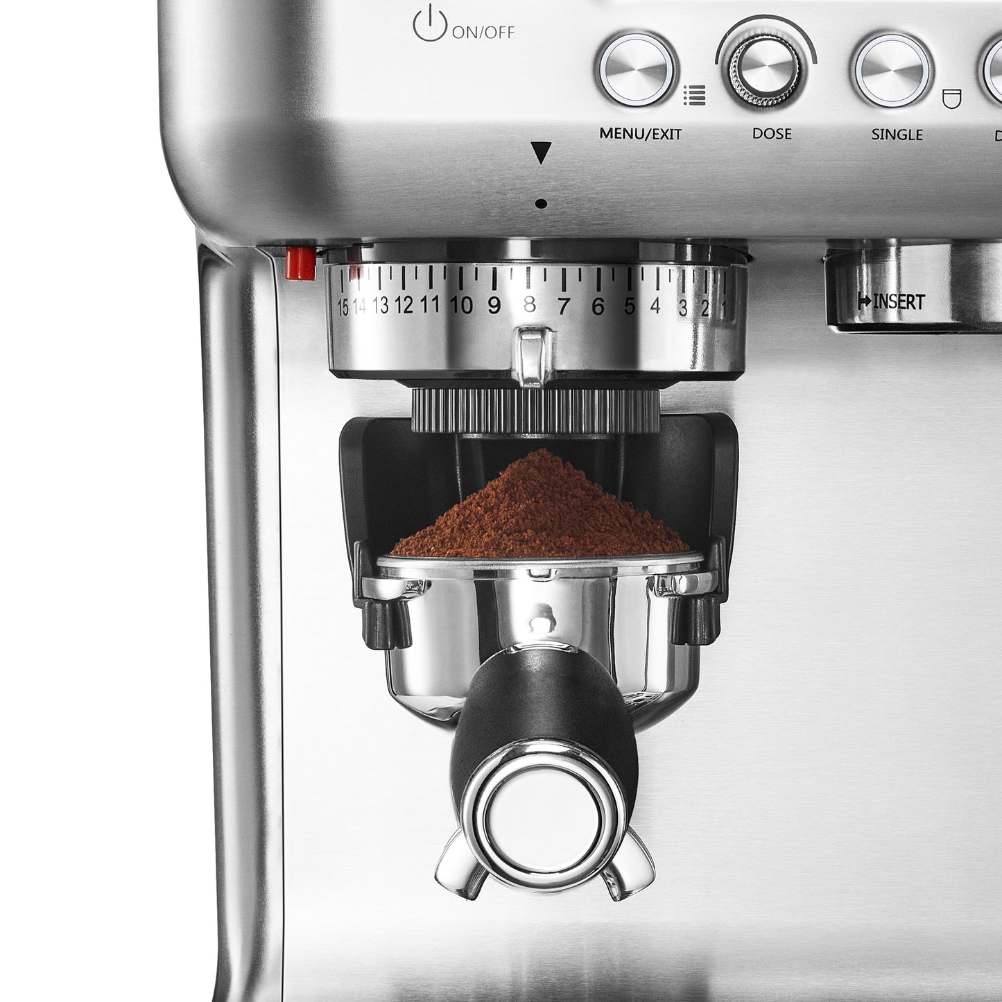 CASABREWS 5700Pro Espresso Machine with Grinder, Professional Coffee Maker with Milk Frother Steam Wand, Barista-Quality Cappuccino Latte Machine with LCD Display