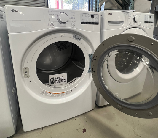 7.4 cu. ft. Ultra Large Capacity Front Load Gas Dryer - White DLG3401W