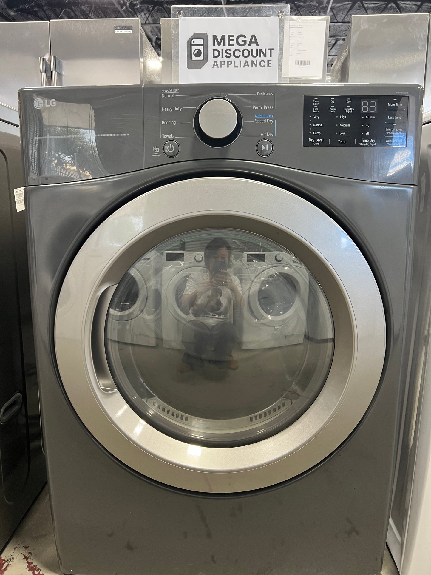 7.4 cu. ft. Ultra Large Capacity Electric Dryer DLE3470M