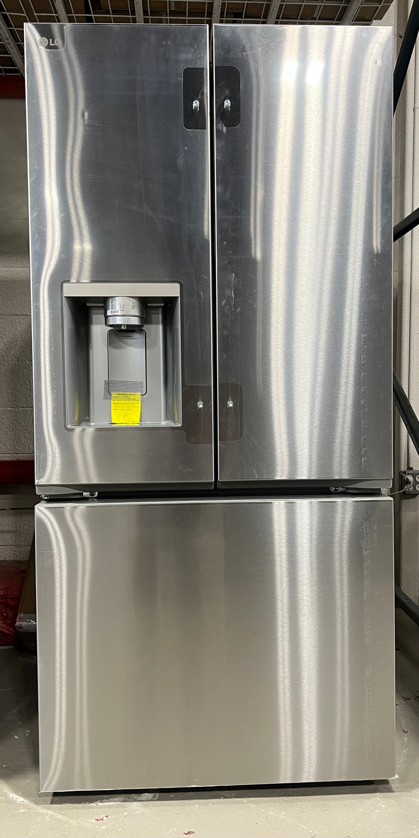 25 cu. ft. Standard-Depth MAX™ 3-Door French Door Refrigerator with External Ice and Water Dispenser LF25H6330S