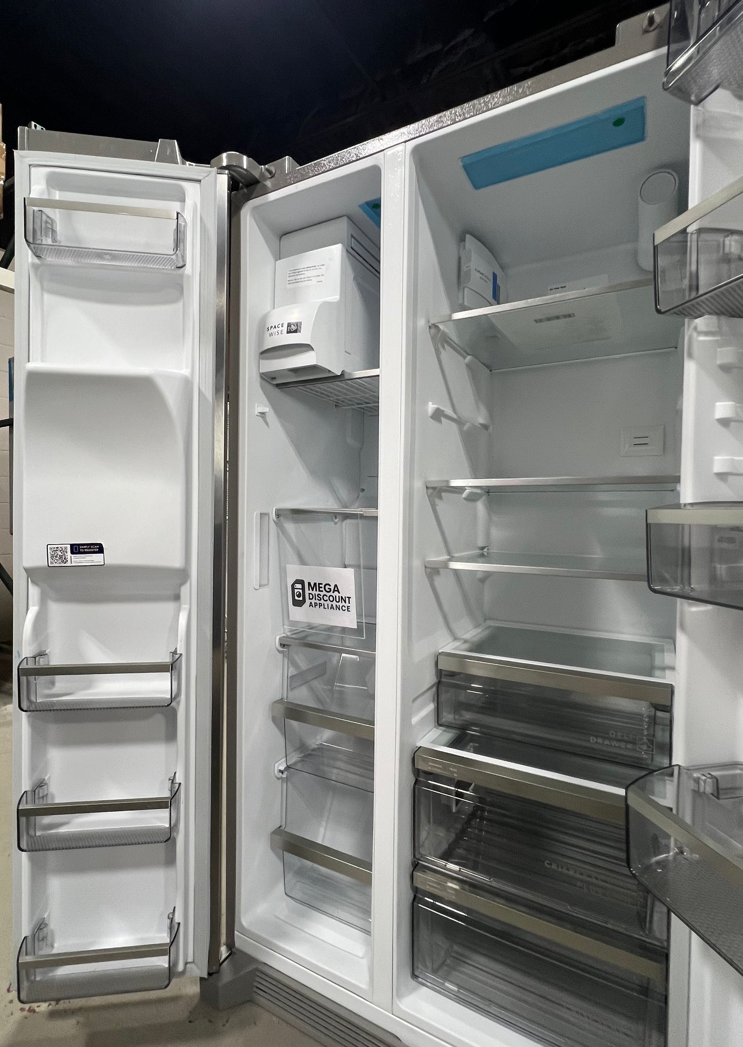 Frigidaire Professional 22 Cu. Ft. 36" Counter-Depth Side-by-Side Refrigerator PRSC2222AF