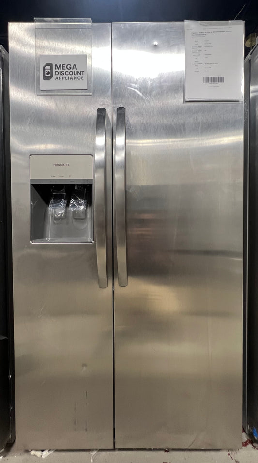 Frigidaire - 25.6 Cu. Ft. Side-by-Side Refrigerator - Stainless Steel FRSS2623AS #4