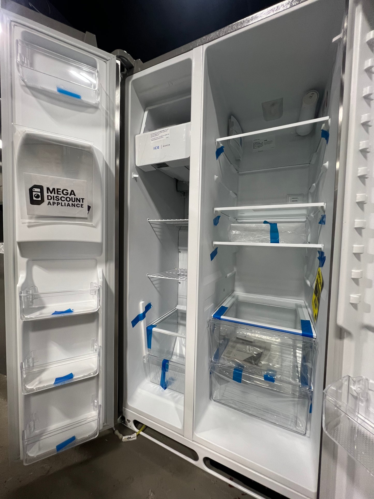 Frigidaire - 25.6 Cu. Ft. Side-by-Side Refrigerator - Stainless Steel FRSS2623AS #4