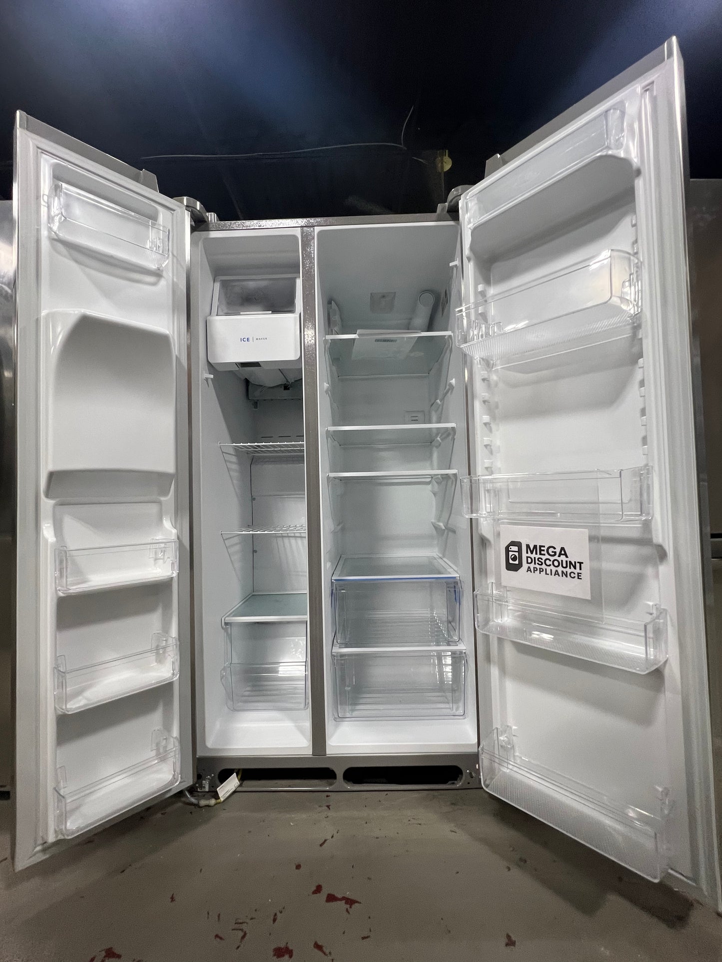 Frigidaire - 25.6 Cu. Ft. Side-by-Side Refrigerator - Stainless Steel FRSS2623AS #3