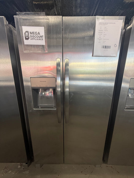 Frigidaire 22 Cu. Ft. 36" Counter-Depth Side-by-Side Refrigerator FRSC2333AS #1