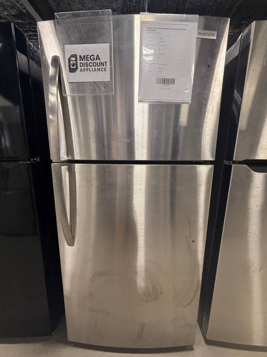Frigidaire 20 Cu. Ft. Garage Ready Top Freezer Refrigerator FFHT2022AS