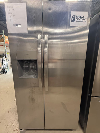 Frigidaire - 25.6 Cu. Ft. Side-by-Side Refrigerator - Stainless Steel FRSS2623AS #8