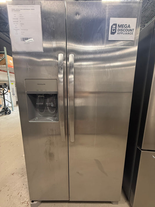 Frigidaire - 25.6 Cu. Ft. Side-by-Side Refrigerator - Stainless Steel FRSS2623AS #8
