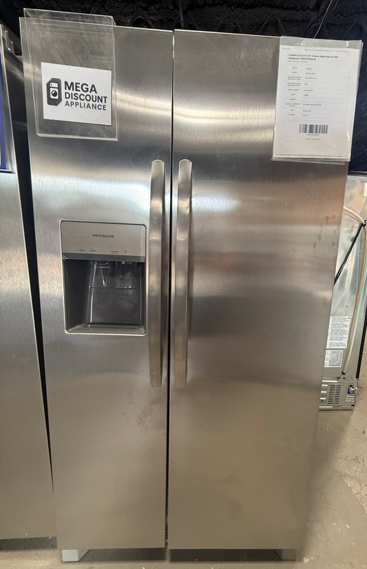 Frigidaire 22 Cu. Ft. 36" Counter-Depth Side-by-Side Refrigerator FRSC2333AS #2