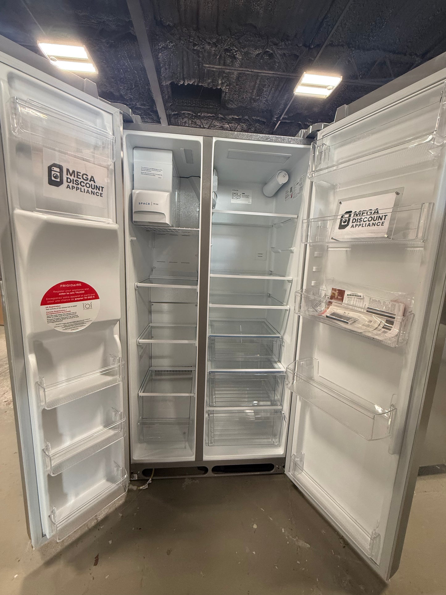 Frigidaire 22 Cu. Ft. 36" Counter-Depth Side-by-Side Refrigerator FRSC2333AS #3