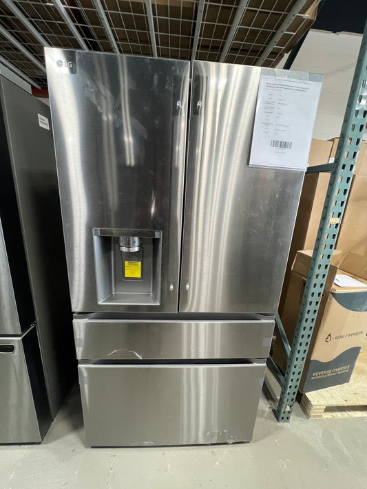 29 cu. ft. Smart Standard-Depth MAX™ 4-Door French Door Refrigerator with Full-Convert Drawer™ LF29H8330S #2