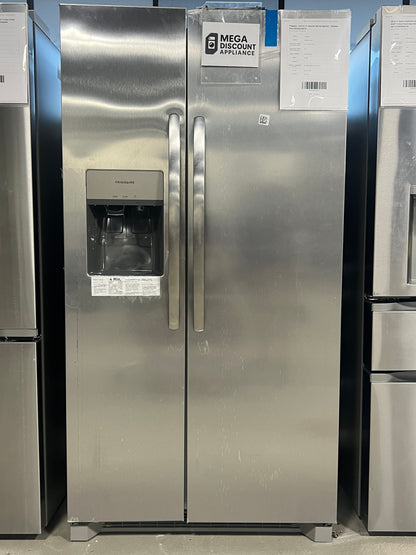 Frigidaire - 25.6 Cu. Ft. Side-by-Side Refrigerator - Stainless Steel FRSS2623AS #1