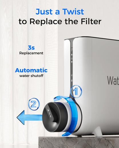 Waterdrop Instant Hot Water Dispenser, Reverse Osmosis System, K6