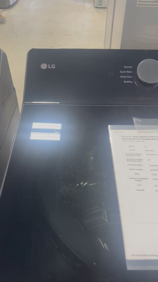 5.5 cu. ft. Mega Capacity Smart Top Load Washer with Impeller, EasyUnload™ & AI Sensing WT8400CB